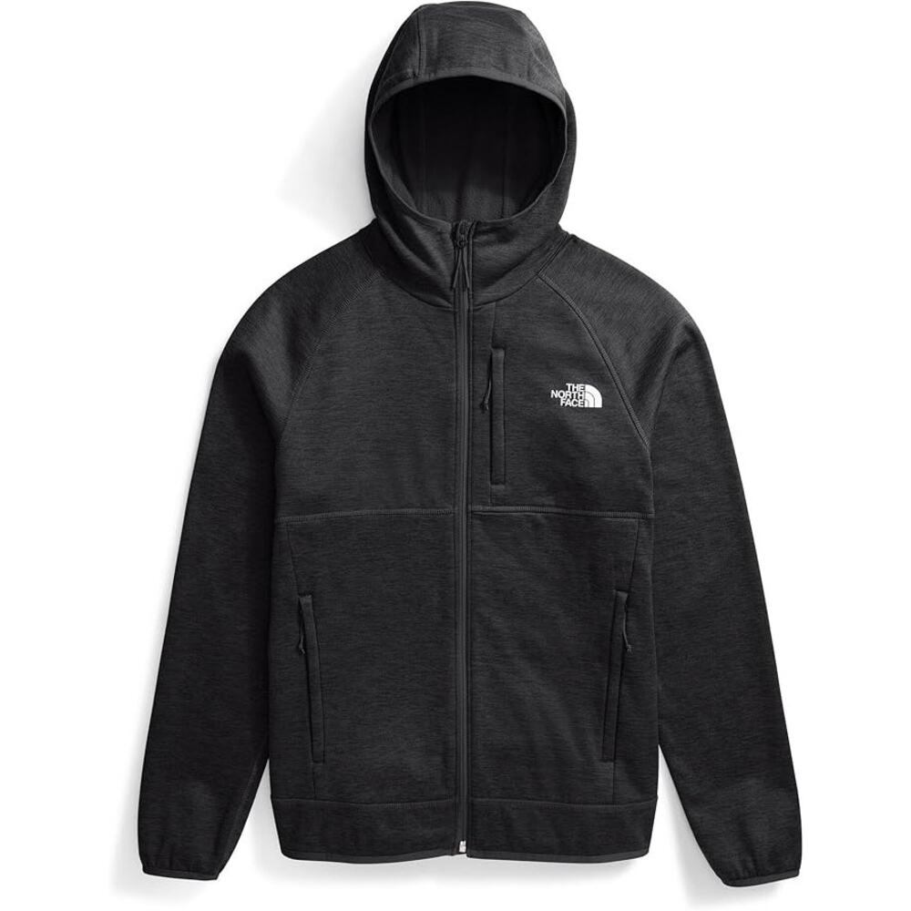 The North Face Canyonlands Full-Zip Long-Sleeve Hoodie for Men - TNF Black - M